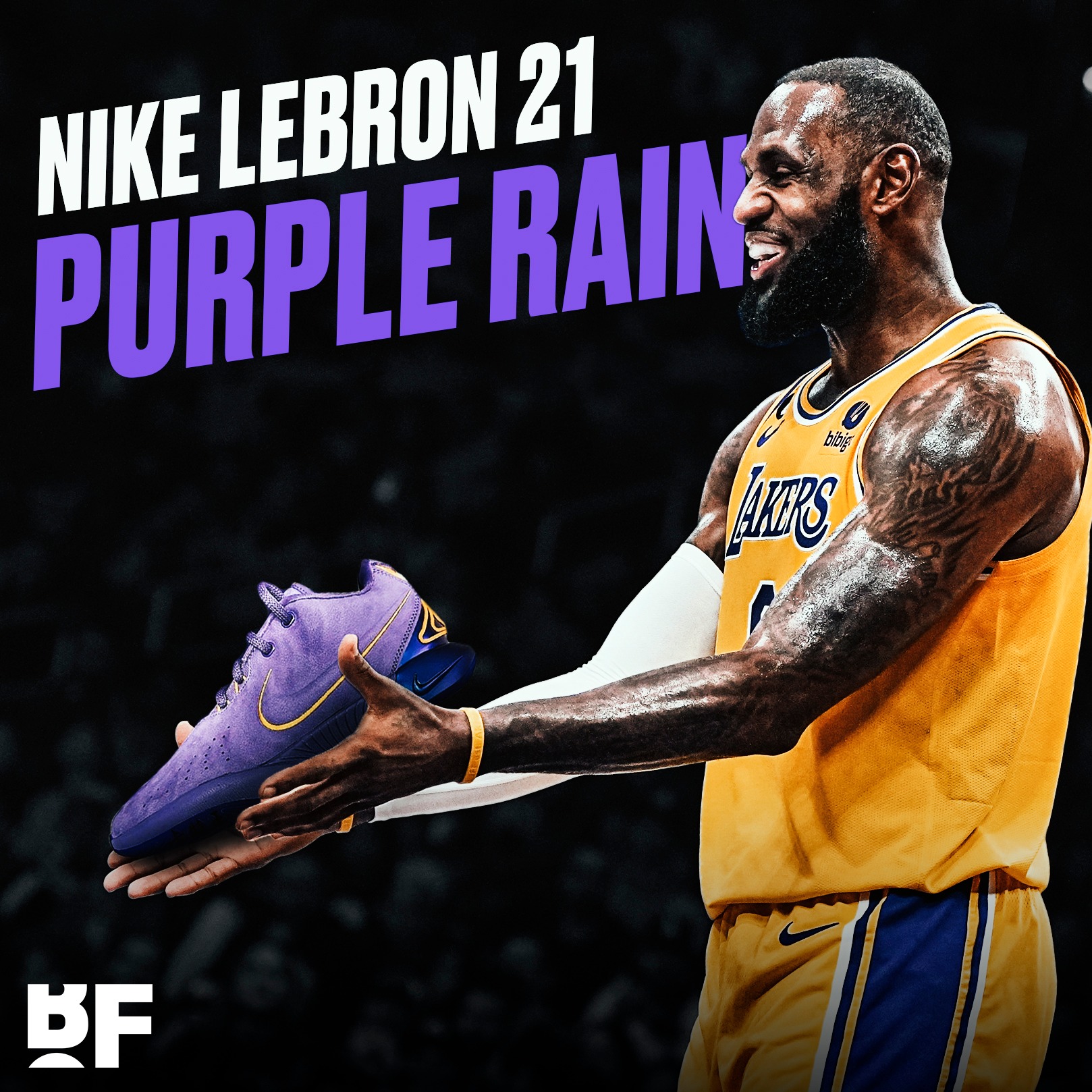 Lebron purple cheap rain shoes
