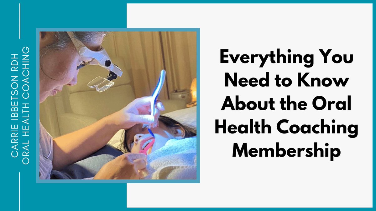 Take a proactive approach to achieving optimal oral health by joining the Oral Health Coaching Membership

carrieibbetson.com/blog/everythin…