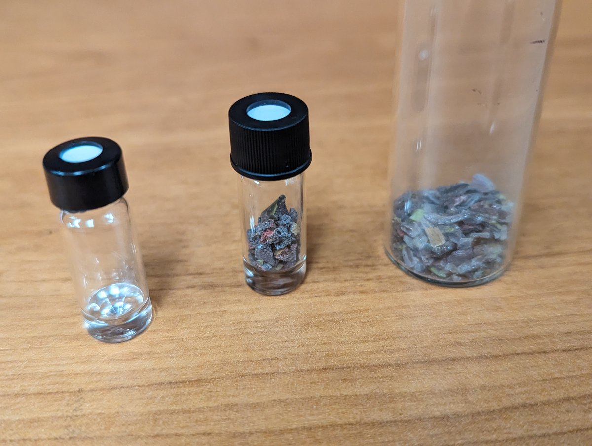 Big milestone happened today, which represents the original goal of the project! Today I delivered the rocks to @USCMatCon. Proper scientists will now perform MPMS, XRD, SEM to get to a quantitative measure of if we’re back, or it’s over. It’s more likely that we made novel (?)