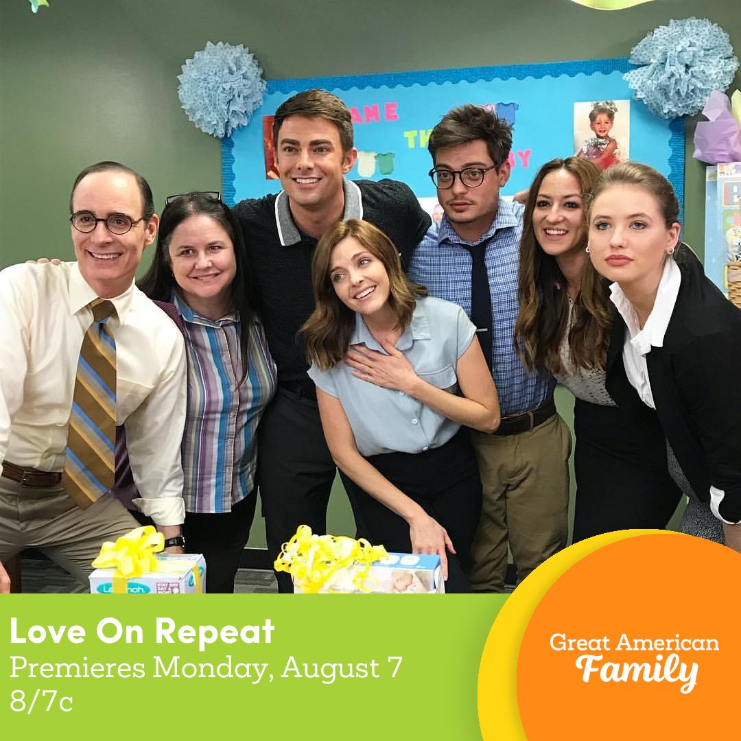 GAfamilyTV's tweet photo. Thanks for watching us reach a new day in #LoveOnRepeat on #GreatAmericanFamily! #PureFlix @jen_lilley #AndrewLawrence @PureFlix #WelcomeHome #GFam 🗓 https://t.co/awGRXxgDbi