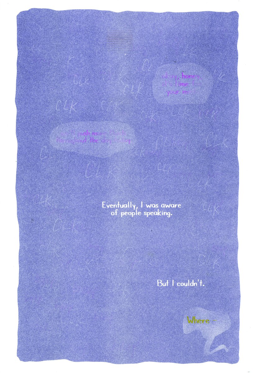 EmmaTCapps's tweet photo. ✨CHIMERA: An Illness Triptych✨ 18 pages printed on risograph, from early 2023. (content warnings: discussion of medical issues, hospitals, and brain damage) part 1/5 https://t.co/gvpsxGzOrm