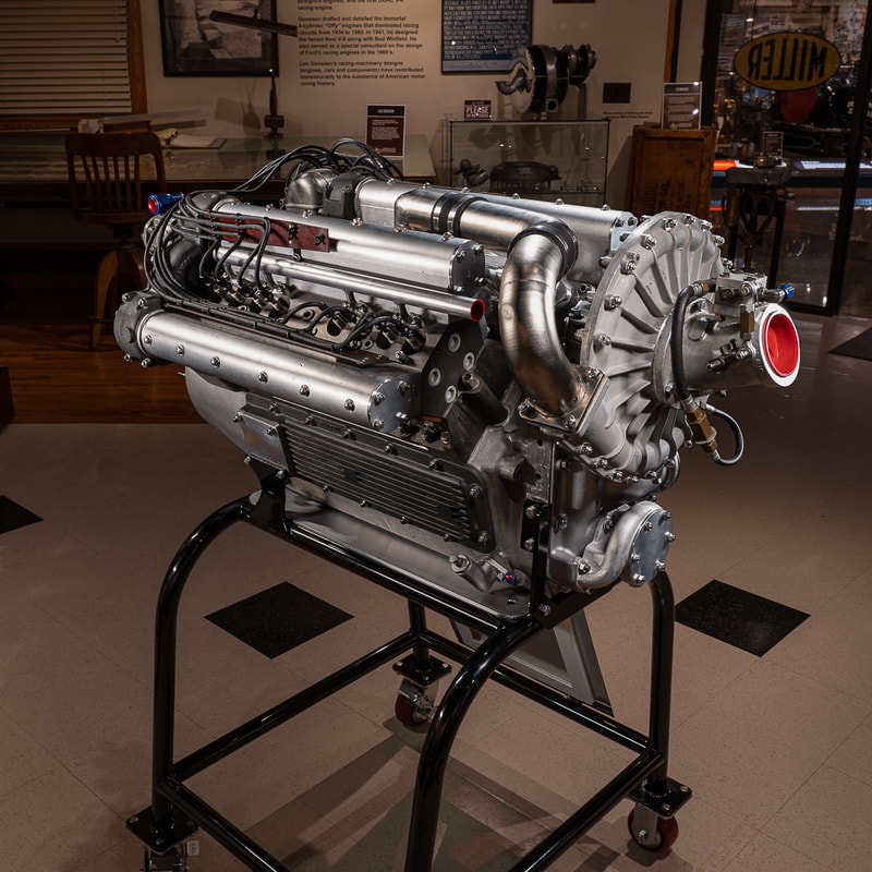 Engine Era: 1941 - 1966
Engine Type: Supercharged four cam - 2 Valve V8
Displacement: 167- 182 c.i.
Power: 550 - 837hp
Boost Pressure: 30 - 50psi
Engine Weight: 470 - 585lbs.
Never won a Indy race because none could tame the massive power it produced