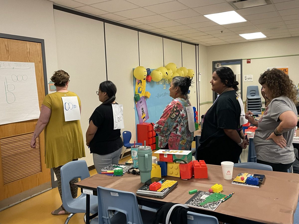 APBoysen's tweet photo. It’s SO GOOD to have the family back together! Today was filled with fellowship, team building, and pledging our collective commitments! #CliftonCan #IrvingISDReimagined @CliftonECS #EverythingisAwesome https://t.co/F0qwuL9qVr