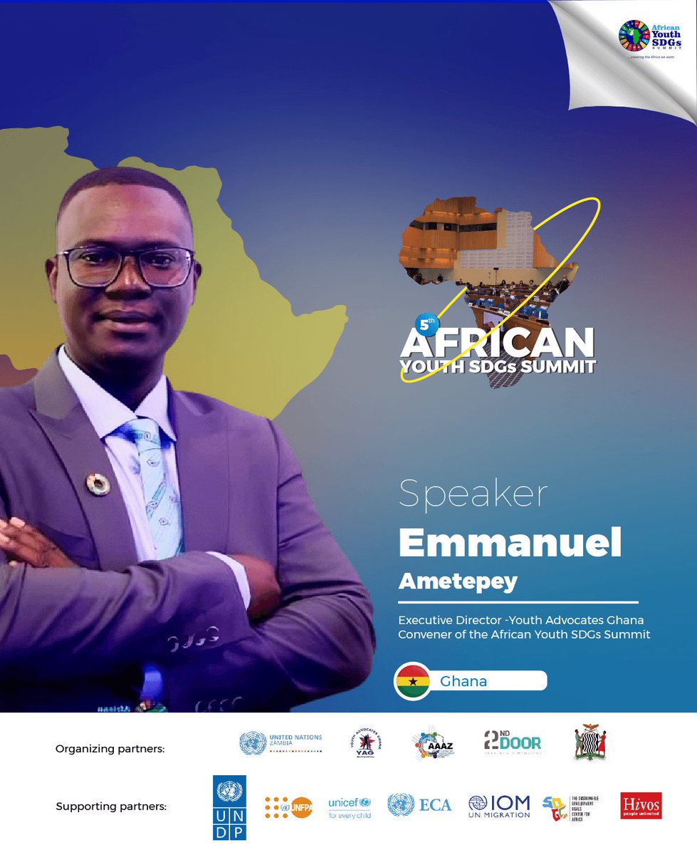 Emmanuel Ametepey (@ametemma) on Twitter photo I arrived in Lusaka, Zambia ahead of the 5th <a href="/youthsdgssummit/">African Youth SDGs Summit</a> scheduled to take place from 14-18 August 2023.
Stay tuned for more updates. I arrived in Lusaka, Zambia ahead of the 5th <a href="/youthsdgssummit/">African Youth SDGs Summit</a> scheduled to take place from 14-18 August 2023.
Stay tuned for more updates.