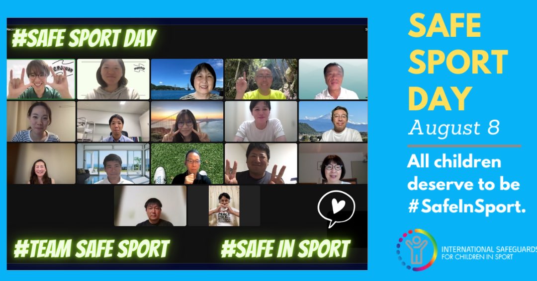 Happy #safesportday !!!!! 🌍

昨日、SCPJapanは「スポーツにおけるセーフガーディング研修」のセッション1を開催しました。
皆さんとともにスポーツをより安心・安全な場にしていけたら嬉しいです！🤸
@SafeinSports 

#safesportday
#teamsafesport
#safeinsport