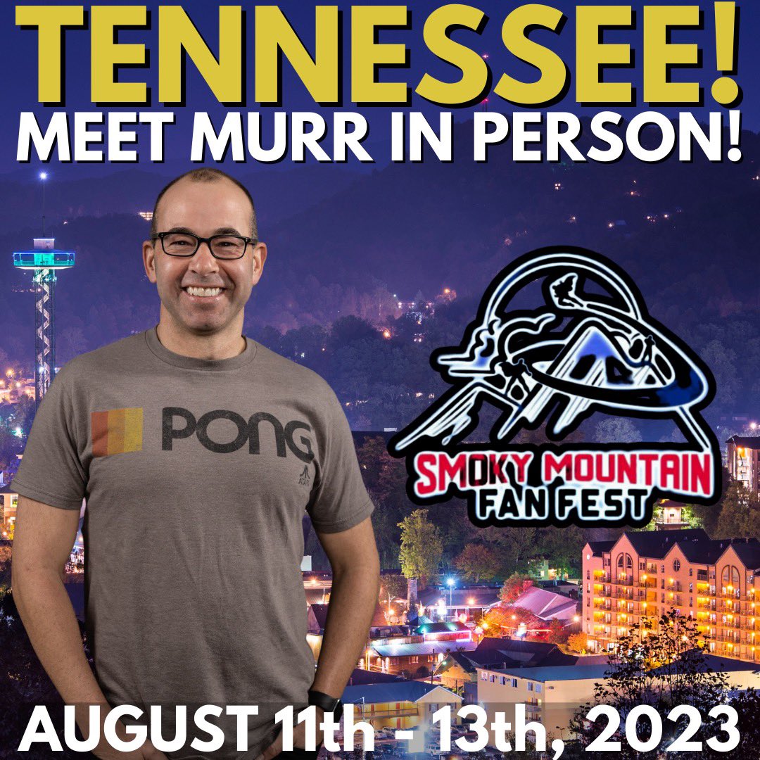Murr (@jamessmurray) on Twitter photo Tennessee! Come hang out with Joey Fatone and I at the Smoky Mountain Fan Fest this weekend, August 11-13! Info here: SmokyMountainFanFest.com <a href="/realjoeyfatone/">Joey Fatone</a> <a href="/LevelUpSignings/">Level Up Appearances</a> <a href="/SmokyFanFest/">Smoky Mountain Fan Fest</a> Tennessee! Come hang out with Joey Fatone and I at the Smoky Mountain Fan Fest this weekend, August 11-13! Info here: SmokyMountainFanFest.com <a href="/realjoeyfatone/">Joey Fatone</a> <a href="/LevelUpSignings/">Level Up Appearances</a> <a href="/SmokyFanFest/">Smoky Mountain Fan Fest</a>