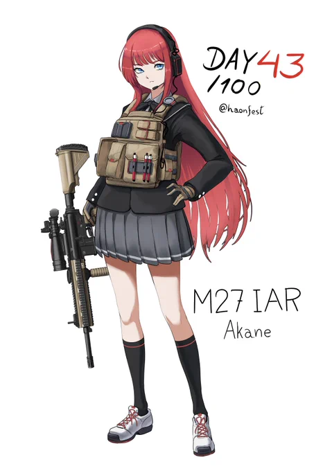 Day 43! Akane No-nonsense type of gal 