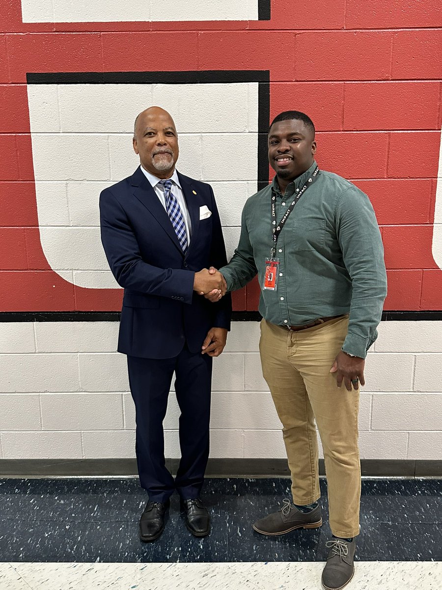 Thank you to <a href="/HughesAcademySC/">Hughes Academy</a> alum, Senator <a href="/KarlAllenSC/">Sen. Karl Allen</a>, for the generous monetary donation for our student clothes closet! Senator Allen started his political career as 8th grader treasurer at Hughes. #together