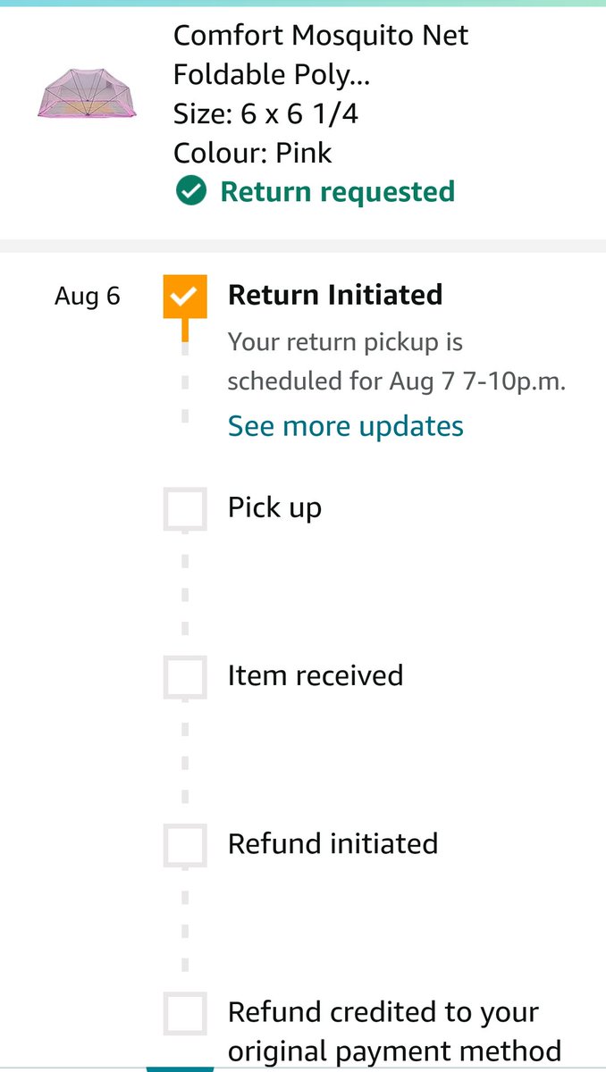 Daredevil4788's tweet image. Guys see how @amazon is cheating customers i placed return request on 4th aug and expected date of return in 5th aug, today is 8th aug no one came for pickup and no action taken till now and i lost thousands on this lets fight on online scam. #boycotamazon #saynotoamazon