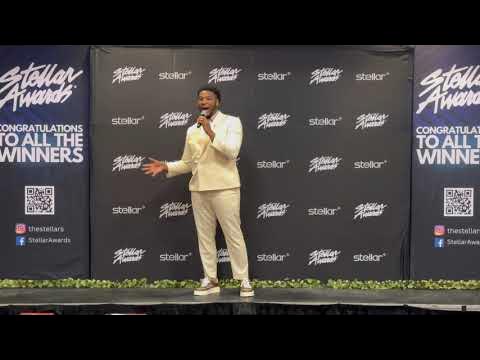 Jovonta Patton in the Stellar Awards Radio Room dlvr.it/StL78N