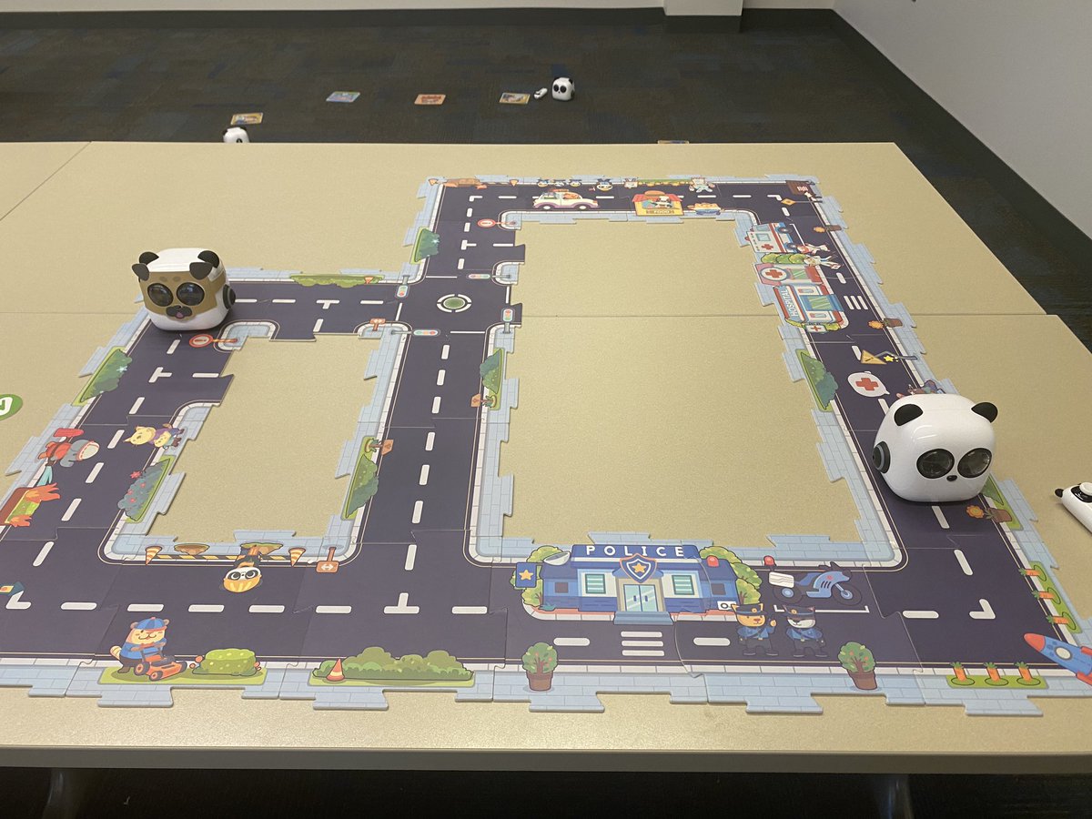 k2techieteacher's tweet photo. Adorable! This mTiny beginner #panda #coding #robot is perfect for PreK &amp; K Ss. @MakeblockEdu @CSTANewJersey @Cs4Nj @CSforALL @EndeavourJBMDL #njcspdweek #CompSciNJ https://t.co/D04b4NK6lV