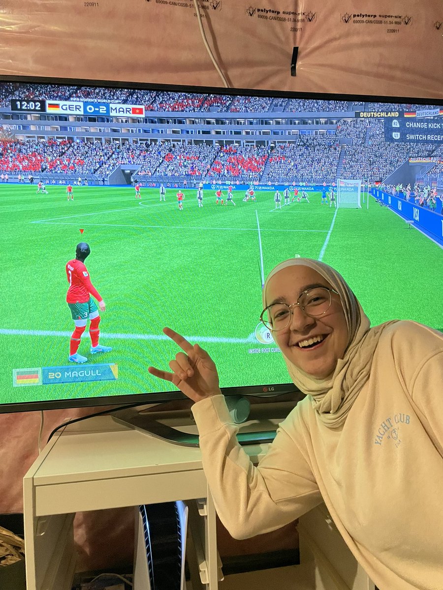 SHEscoresbanger's tweet image. On Wednesday, EA Sports announced the addition of Nouhaila Benzina on FIFA 23 as she was previously not in the World Cup mode 🇲🇦

Her impact on the big stage has already reached the biggest simulation game in the sport. 

Yeah, I did play with Morocco, of course she scored 🤩