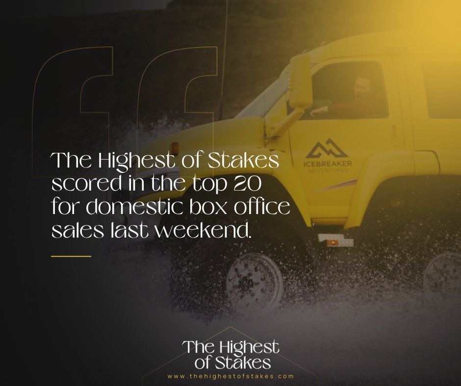 🎉 #Hexicans , THANK YOU for your incredible support, turnout, and dialogue around #thehighestofstakes

We achieved something remarkable together - we were number 19 domestically in box office sales last weekend! 🏆

That's the power of this community.

1/2