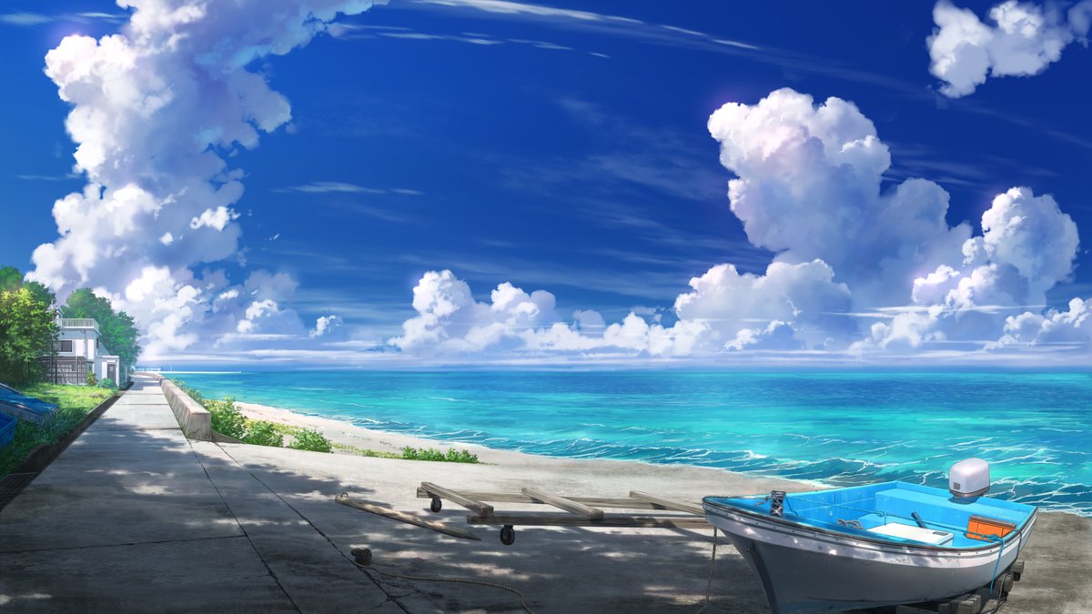 「【再お知らせ】 3日後に迫った夏コミのお品書きです。 新刊風景画集をリリースしま」|ぺい@背景講座公開中のイラスト