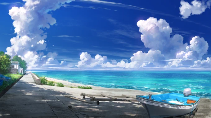 【再お知らせ】 3日後に迫った夏コミのお品書きです。 新刊風景画集をリリースします。 会場限定の超豪華セットでお届けしますのでよろしくお願いいたします!  皆さんにお会いできることを楽しみにしております! 当日は熱中症にならないようお水をたくさん飲みます!笑