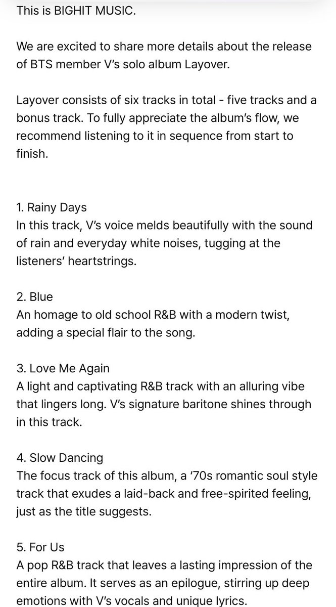 BTS: Confira a tradução completa de “Rainy Days”, 2º single de V
