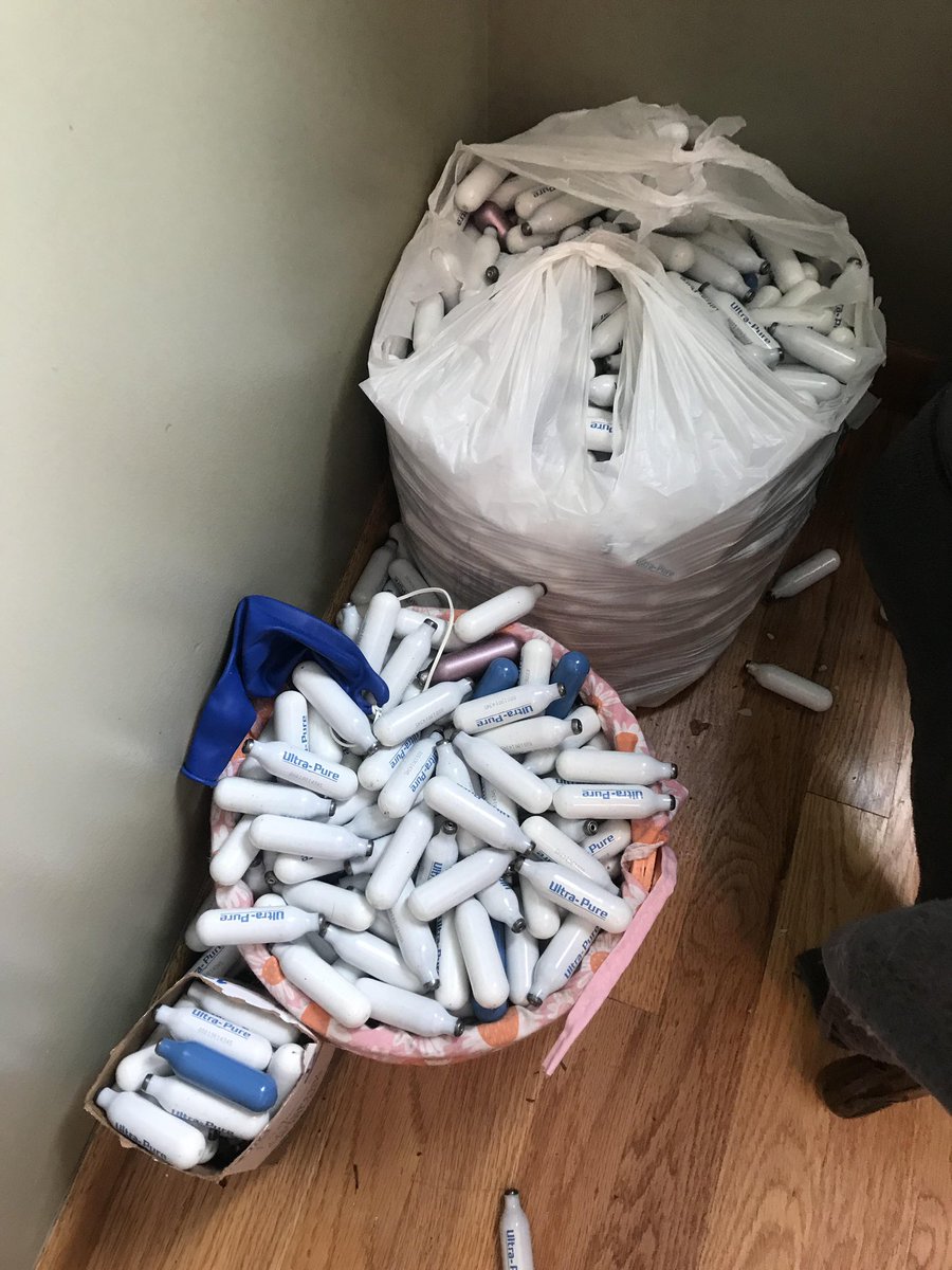 TheWapplehouse's tweet photo. My friend is an elementary school teacher in SoCal sent me this picture— what they confiscated this month https://t.co/k3P7PWpr0O