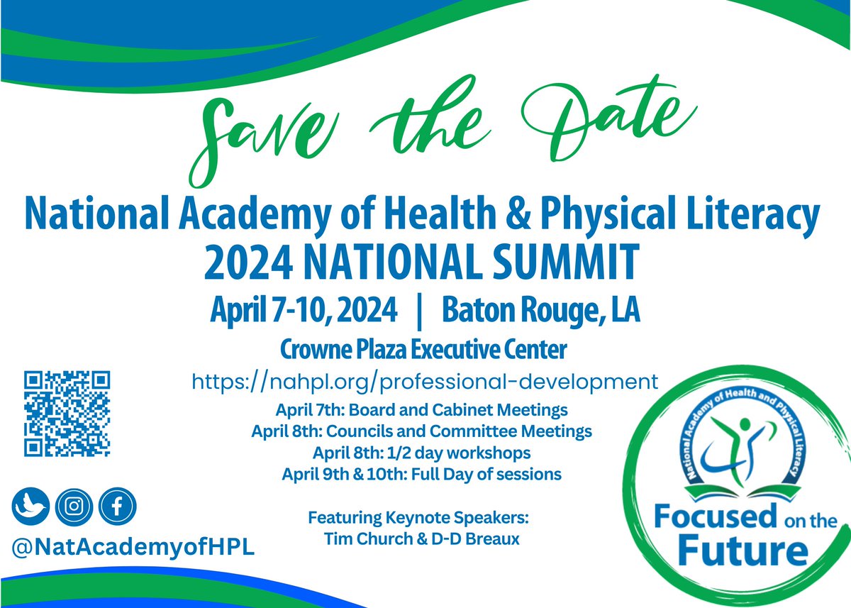 NAHPL Health and Physical Literacy Summit (@hplsummit) on Twitter photo 