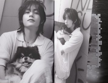 อหๆๆๆๆๆๆๆๆ แทฮยองผมยาว+น้องถ่าน โอ๊ยยยยหล่อมากมึง แล้วน้องถ่านน่ารักมากกกก ยอมถ่ายแต่โดยดี ปกติจะเมินพ่อ55555555555555555