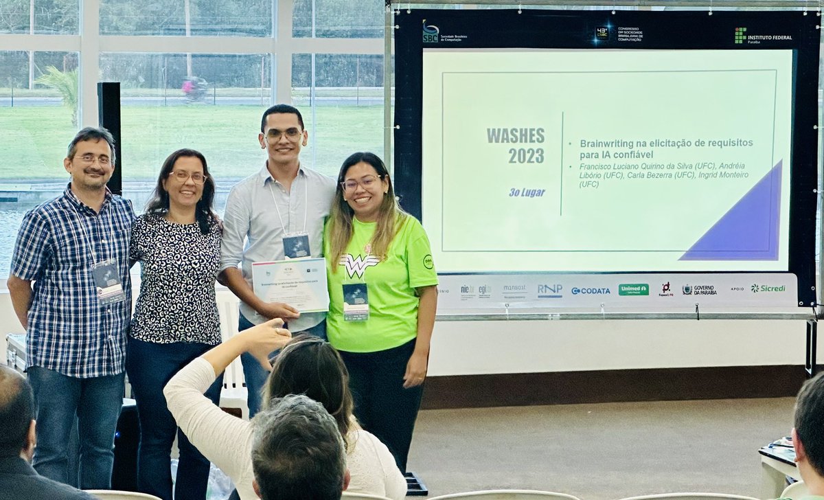 washescommunity's tweet photo. Premiações de melhores artigos do WASHES 2023 🌟🌟🌟 https://t.co/cEwtnIAUAq