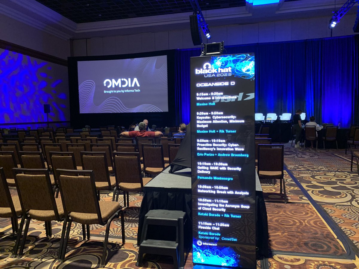 Ketaki Borade (@ketakiborade) on Twitter photo All set for the big day tomorrow!!
#OmdiaAnalystSummit #BlackHatUSA #blackhat2023 <a href="/OmdiaCyber/">OmdiaCyber</a> All set for the big day tomorrow!!
#OmdiaAnalystSummit #BlackHatUSA #blackhat2023 <a href="/OmdiaCyber/">OmdiaCyber</a>