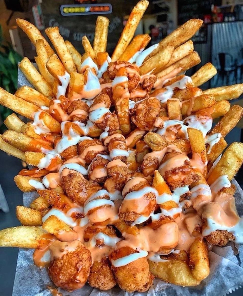 FoodPleaser's tweet photo. Popcorn Chicken Fries 🍟😍 https://t.co/QY6PZ7d5HB