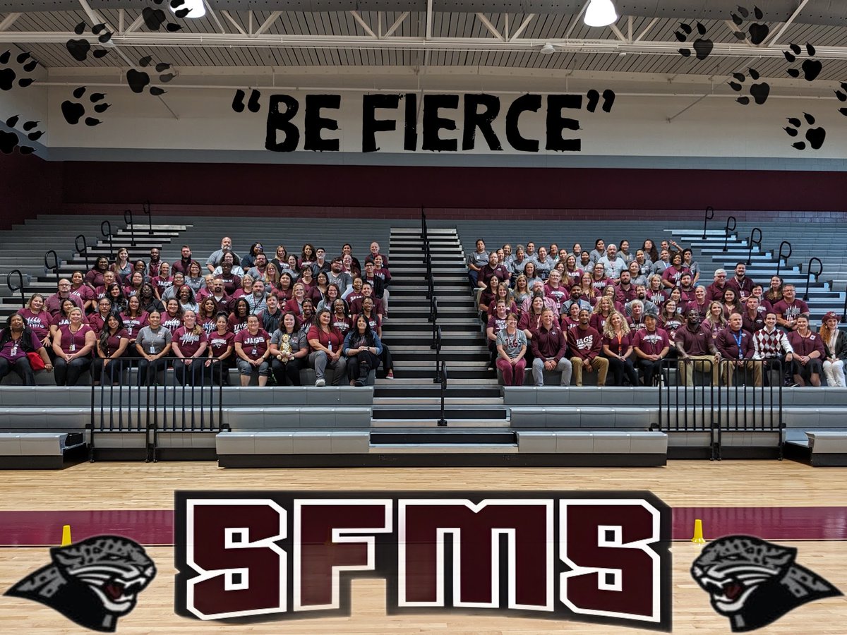 SantaFeMSCISD's tweet photo. Day 1 is tomorrow and we can't wait to see you there Jags. #BeFIERCE https://t.co/N3gtJlebw0