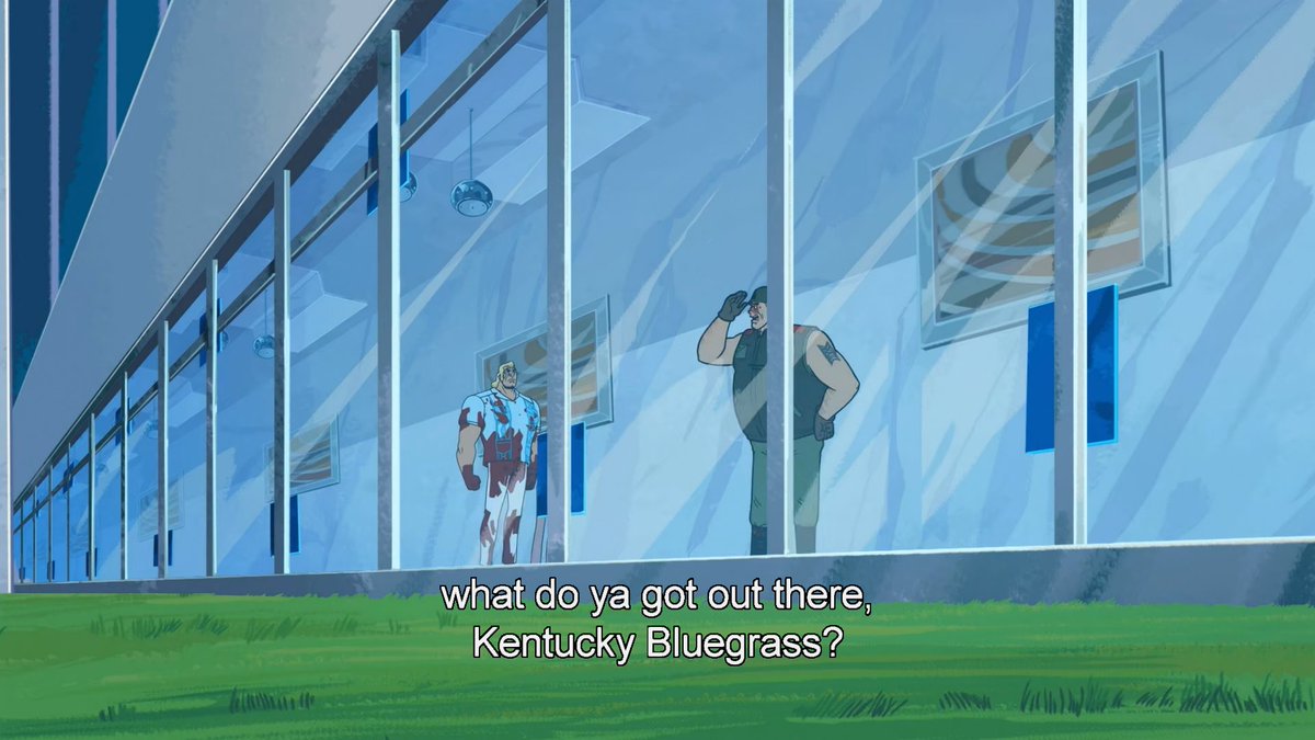 Papapishu's tweet photo. The Venture Brothers was right about a lot of things but Brock preferring a mixture of ryegrass and fescue to Kentucky Bluegrass is perhaps one of the most subtle. https://t.co/PojsSvP3w9