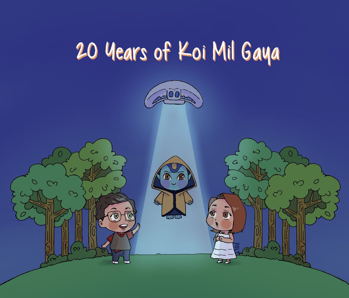 20 years of my favorite movie ❤ #20yearsofkoimilgaya #KoiMilGaya