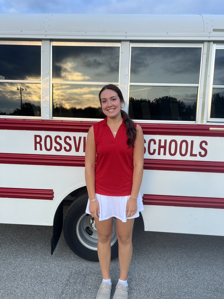 Nice #Conference win tonight against Eastern and Taylor at Chippendale GC 205/217/NS 🎉 Congrats to Chloe on her first medalist honors! Super proud of your hard work 😁⛳️😎 Scoring for #werrossville
Rodkey-47 🥇
Darnell-50 🥈
Terry-53
Burkle-55
<a href="/indianahsgolf/">Indiana HS Golf</a> #smallimprovements