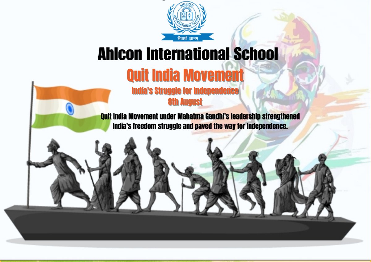 Ours is not a drive for power, but purely a non-violent fight for India’s independence. — Mahatma Gandhi #ahlconintl #QuitIndiaMovement @ashokkp @y_sanjay @Kavita_hm @pntduggal @PMOIndia