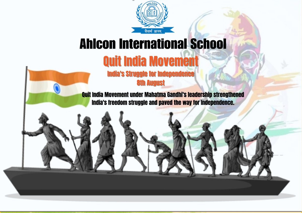 Ours is not a drive for power, but purely a non-violent fight for India’s independence. — Mahatma Gandhi #ahlconintl #QuitIndiaMovement <a href="/ashokkp/">Ashok Pandey</a> <a href="/y_sanjay/">Sanjay Yadav</a> @Kavita_hm <a href="/pntduggal/">PUNEET DUGGAL</a> <a href="/PMOIndia/">PMO India</a>