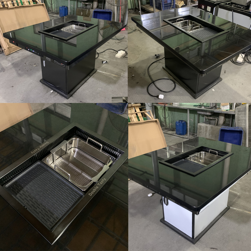 6wRRNcbSTxRC3fE's tweet image. Yawei dining table.  hot pot barbecue integrated table, this batch of goods is shipped to the Netherlands.亚卫690型号升降火锅烧烤一体桌，出口荷兰.#Hotpot  #hotpottable  #hotpottable #BBQtable #Hotpotbarbecueintegratedtable #Liftinghotpot #升降火锅 #升降火锅烧烤一体桌 #烤涮一体桌