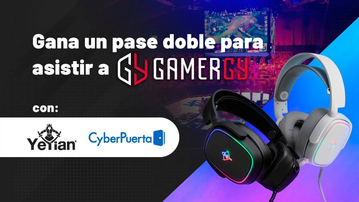 yeyian_mx's tweet photo. Nuestros amigos de @Cyberpuerta tienen la clave para llevarte a vivir el Gamergy 2023 junto a Yeyian. ¡Prepárate para la aventura y descubre cómo puedes participar entrando al siguiente link! 💥👾
➡️ https://t.co/C8jIZf5f6K
#Yeyian #pcgaming #gaming #pcgamersetup #cyberpuerta https://t.co/iLsE6DnOzI