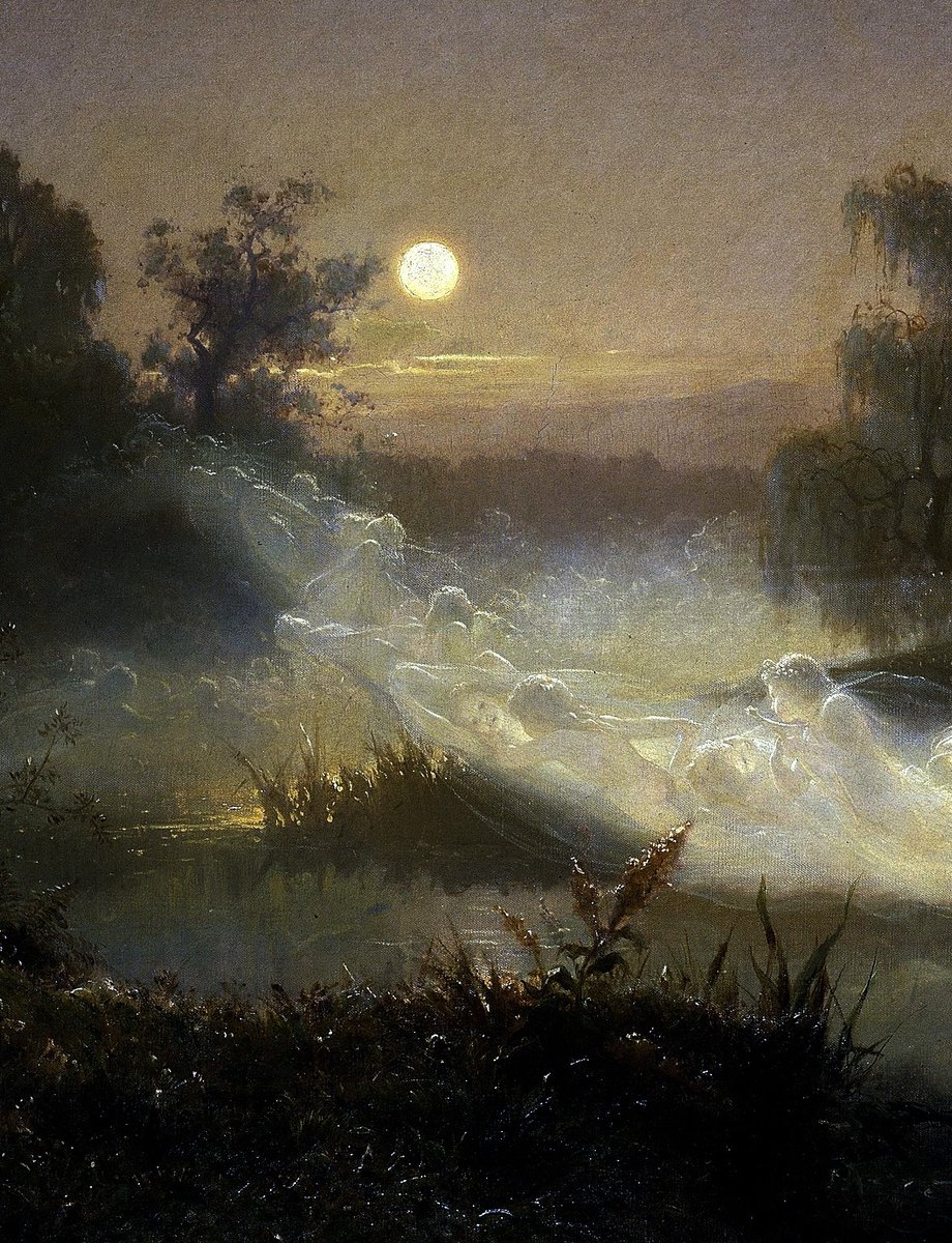 solisolsoli's tweet image. Dancing Fairies, 1866, by August Malmström