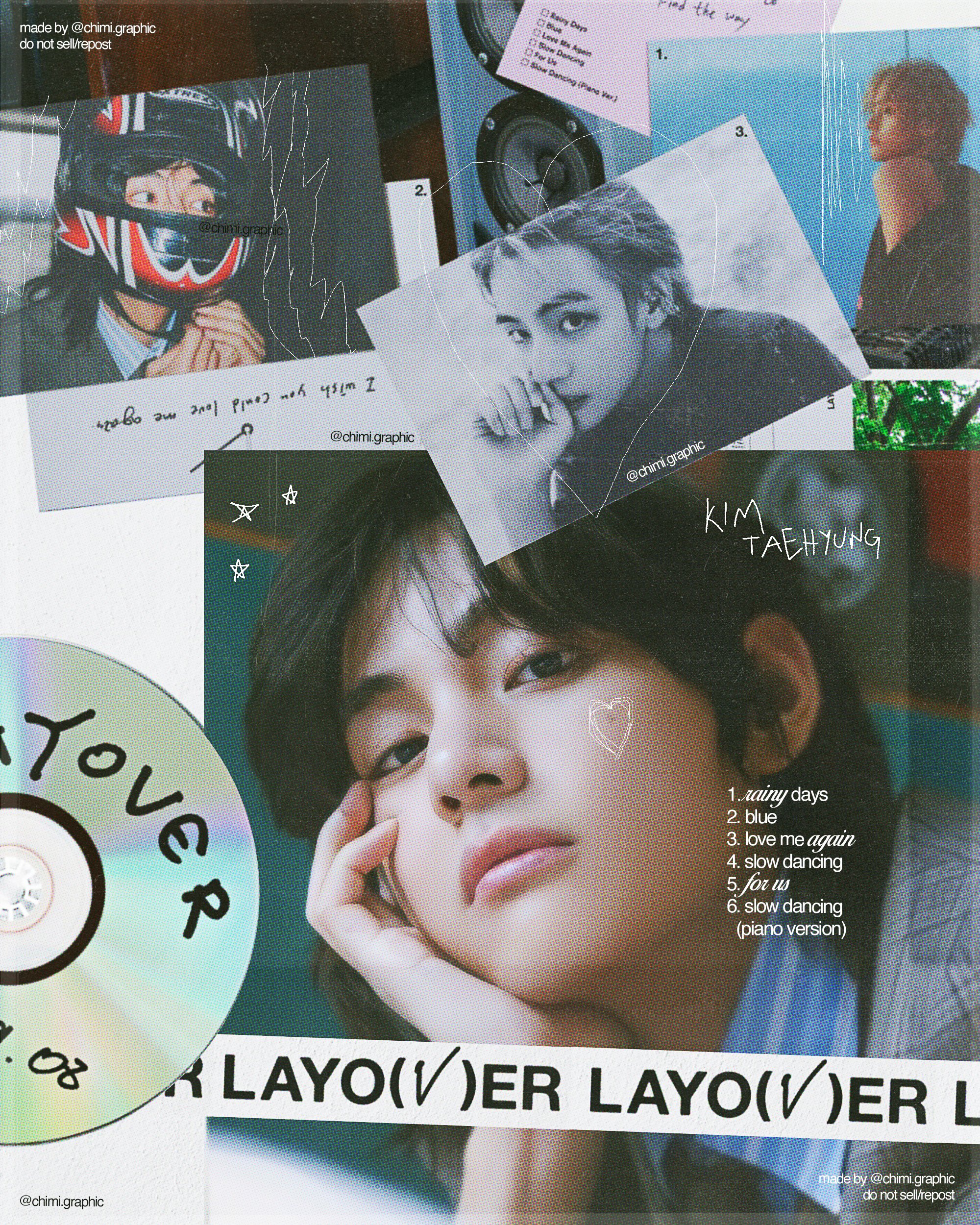 230808 V Solo Album 'Layover' Pre-order Info : r/bangtan