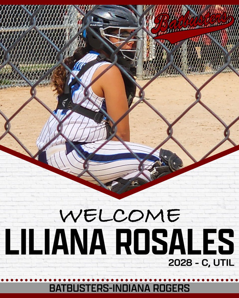 💥Roster Alert💥 Batbusters -Rogers would like to welcome #7 Liliana Rosales to our 23-24 Roster.