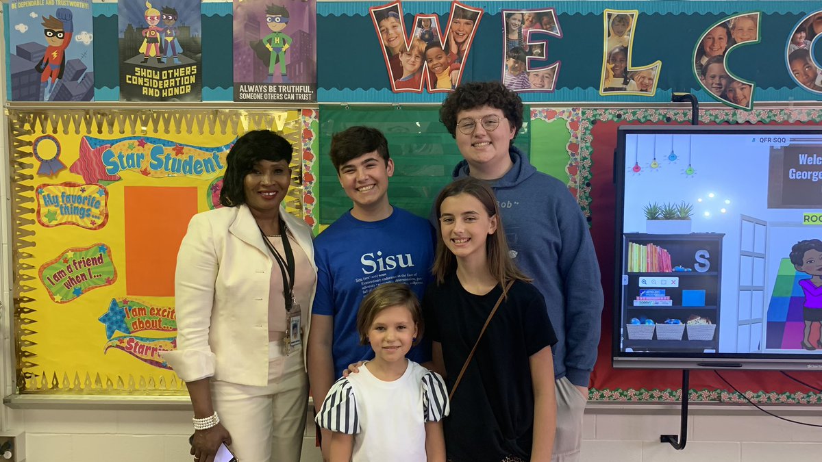 Gail Raderer (@gailraderer) on Twitter photo Meet the teacher <a href="/NortonCougars/">Norton Elementary</a> & <a href="/SharonNortonEl/">Sharon George</a> taught all 4 of my babies. Only one other teacher can say this. 💓
My 3 bigs thought they would surprise her with hugs. This is what an amazing teacher looks like… they really love her. And, we are EXCITED to start this year! Meet the teacher <a href="/NortonCougars/">Norton Elementary</a> & <a href="/SharonNortonEl/">Sharon George</a> taught all 4 of my babies. Only one other teacher can say this. 💓
My 3 bigs thought they would surprise her with hugs. This is what an amazing teacher looks like… they really love her. And, we are EXCITED to start this year!