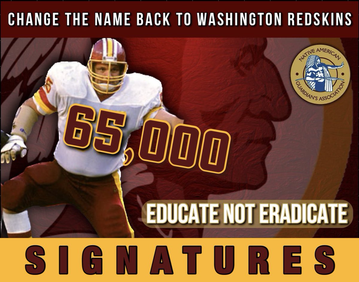 GuardiansNative's tweet photo. Change the Name Petition to #Redskins ๐ฃ๐ฎ๐ฌ๐ญ ๐๐ซ๐จ๐ค๐ ๐๐,๐๐๐ ๐ฅ๐ฅ
๐๐๐๐๐๐ ๐๐๐๐ & ๐๐๐๐๐๐: https://t.co/V62BFgwYmf
#DaveButz #RIP #educatenoteradicate #letsnaga #HTTR #NAGANoise #NAGALoudNAGAProud
@megynkelly @stoolpresidente @GrantCardone https://t.co/9RXtFdraMH