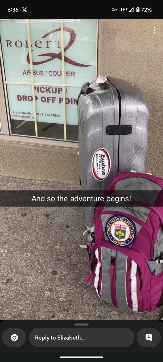 Safe travels to outgoing delegate Elizabeth as she heads to northern Ireland for 2 weeks.