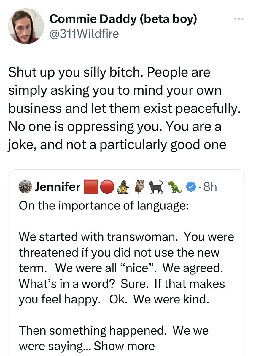Someone is angry.