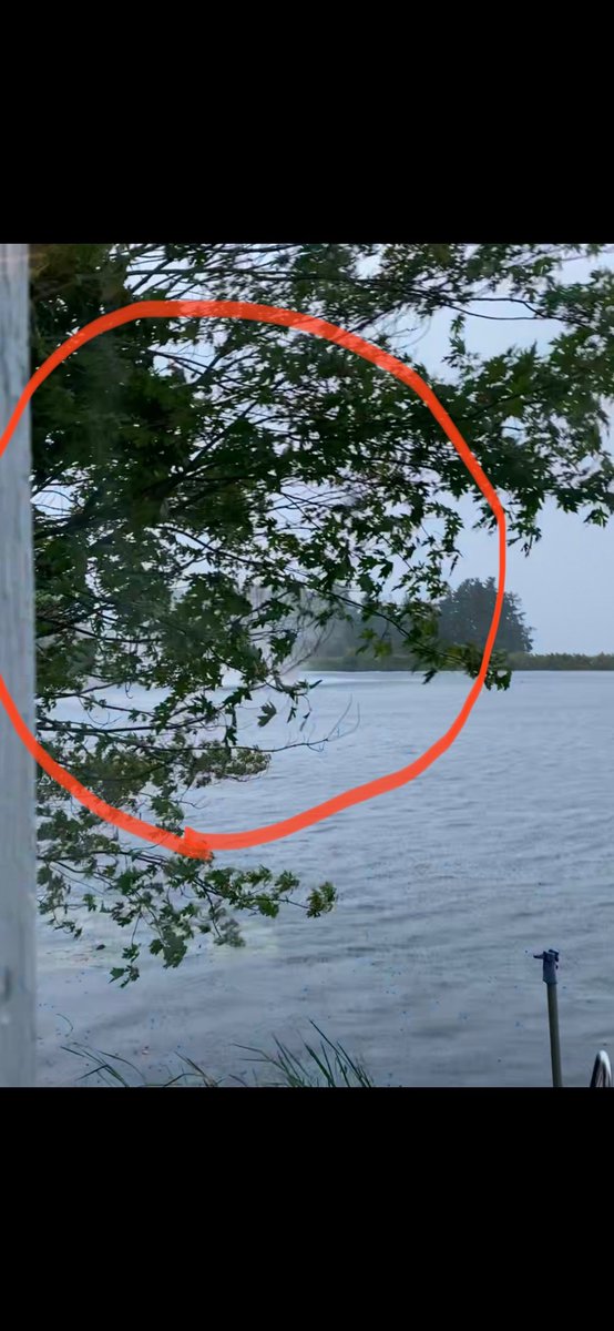 robwallace9's tweet photo. @1Weathercanada Had a waterspout on Sydenham Lake! Couldn’t get a proper picture as the wind burst our windows open. https://t.co/bTTKnFYG59
