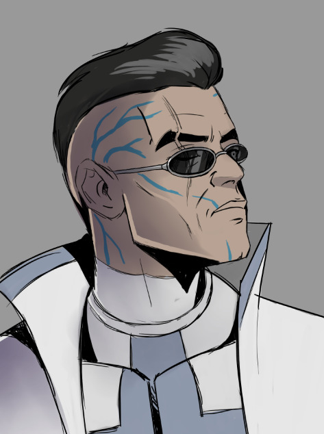tert1aryunit's tweet photo. Comic book inspired style practice feat. my man Lawrence in his Invisible War appearance. https://t.co/pXg8onTFyv