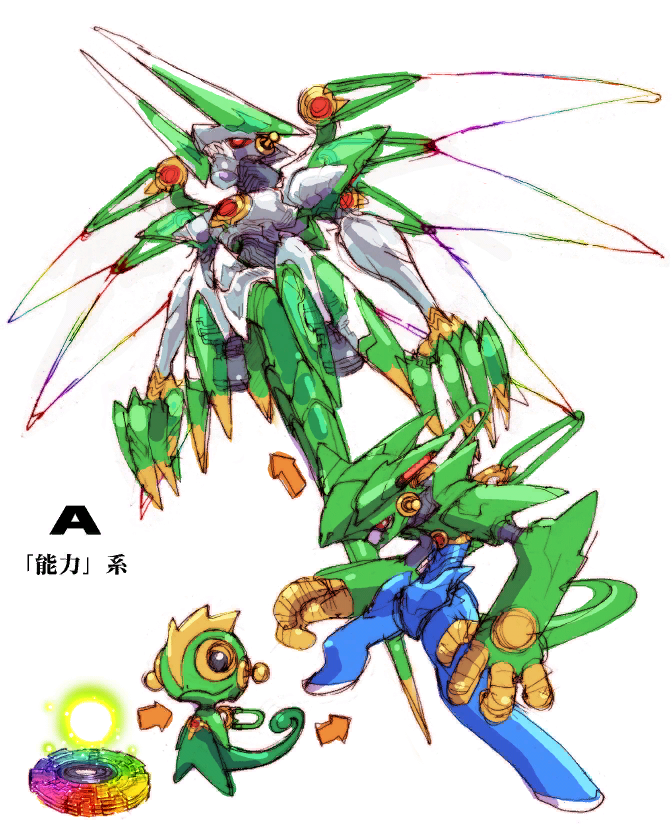 Cyber Elf Concepts
'Mega Man Zero'
Game Boy Advance