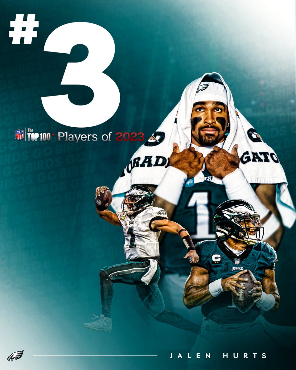 No. 1 in our hearts

#NFLTop100 | #FlyEaglesFly