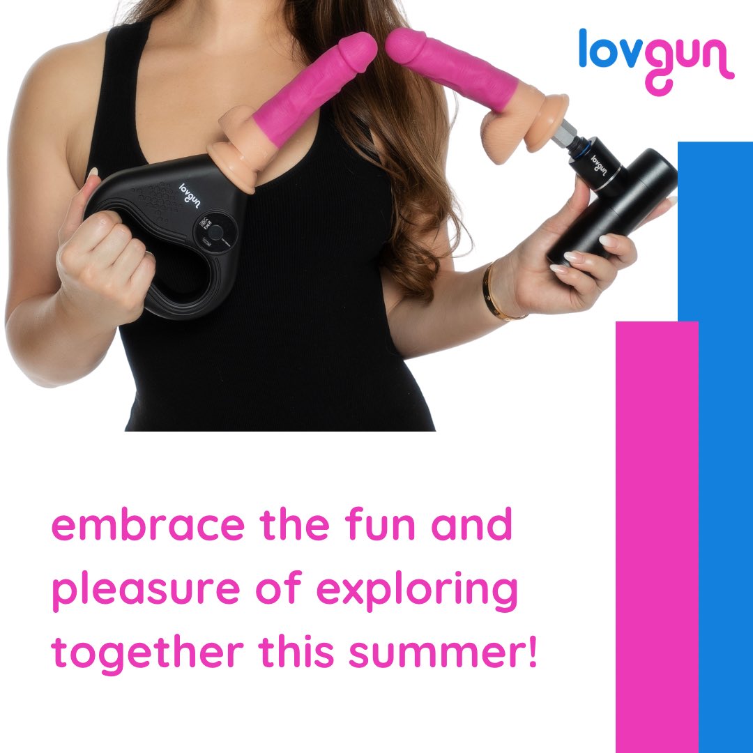 Spice up your summer romance. Discover how our pleasure products can add an extra dose of excitement and intimacy to your relationship. Use code 'dani' for 20% off massage guns @akaDaniDaniels #lovgun #adult #play #bedroom #toys #massagegun #relationships #fun #couples #self