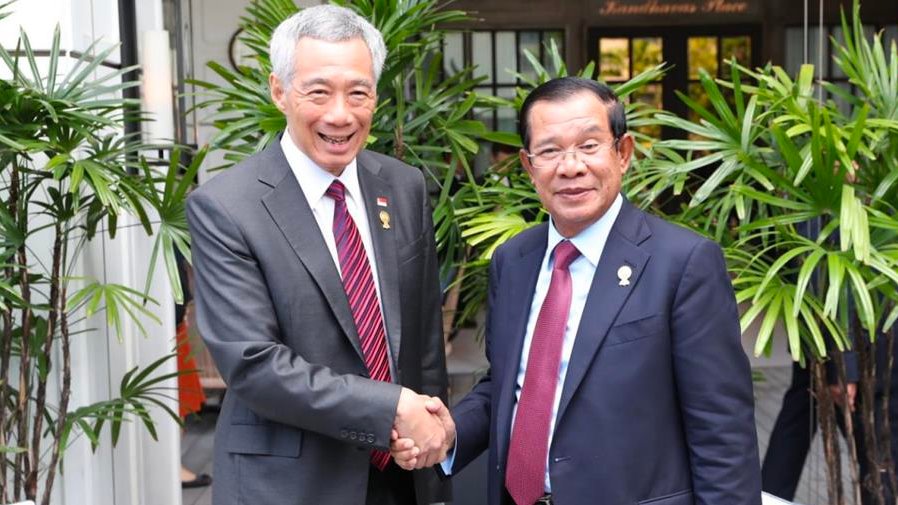 engvanda34's tweet photo. #Singapore PM Lee Hsien Loong congratulated Cambodian prime minister #HunSen and the Cambodian People’s Party (#CPP) on the victory of the 2023 National Assembly #Elections. https://t.co/whOkeuoOZd