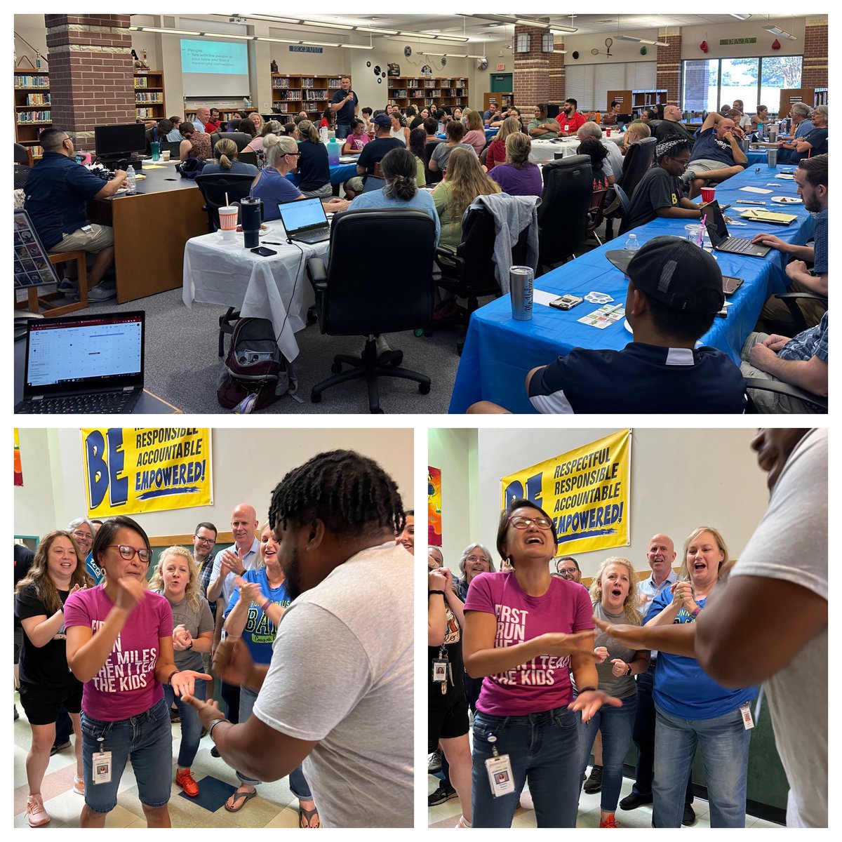 It was a great first day back at #RBMS! We are making #purposefulconnections to create valuable learning experiences for our #RBMSCougars.