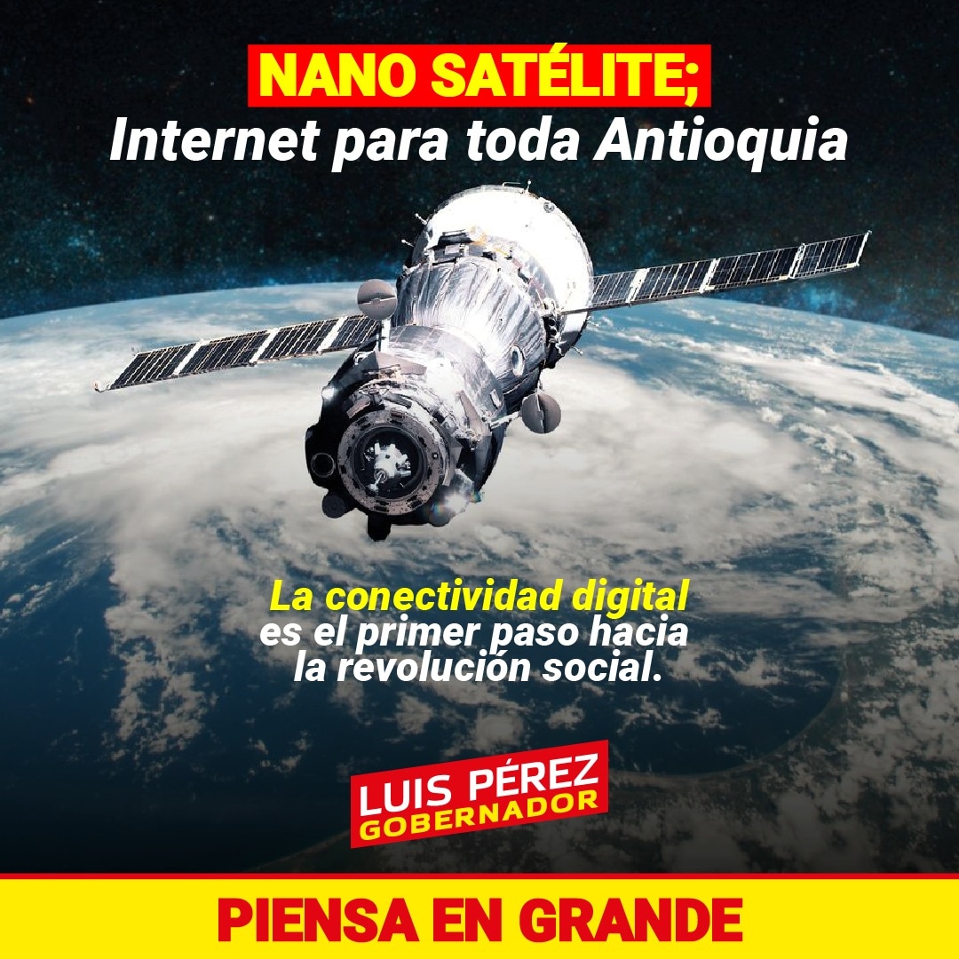 Luis_Perez_G's tweet photo. La conectividad digital es el primer paso hacia la revolución social;  y es un objetivo de política pública que no responde ni a ideologías ni luchas políticas, sino a un propósito común para transformar la vida de todos los antioqueños. #PiensaEnGrande 💚 https://t.co/iCeyMGtlVD