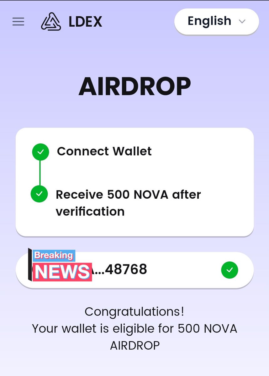 Micaetran_TCX's tweet photo. Check airdrop Ldex nhận 500 $NOVA https://t.co/ub36DD5N43
#Ldex #Nova #Airdrop https://t.co/YIu3fi70gd
